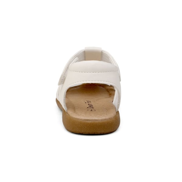 Toddler Girls Closed-Toe Sandals - MILKY WHITE - 3
